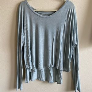 Seafoam Green Long Sleeve Tee from PacSun